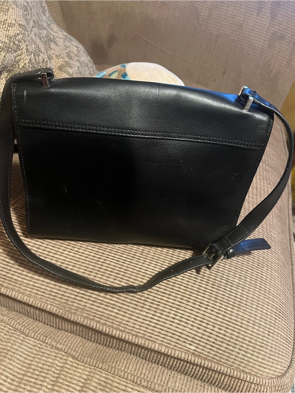kate spade Black Leather Messenger Crossbody - Picture 2 of 6